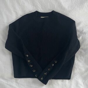 Sézane Black Sweater